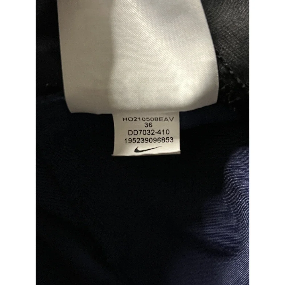 Nike Sportswear Style Pants Men's Size 36 Navy Blue Unlined Cropped DD7032-410